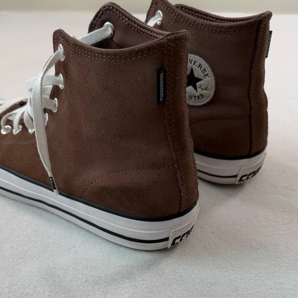 Converse Chuck Taylor All Star CONS Brown Suede High Top Mens 10 Womens 12 - Picture 13 of 14